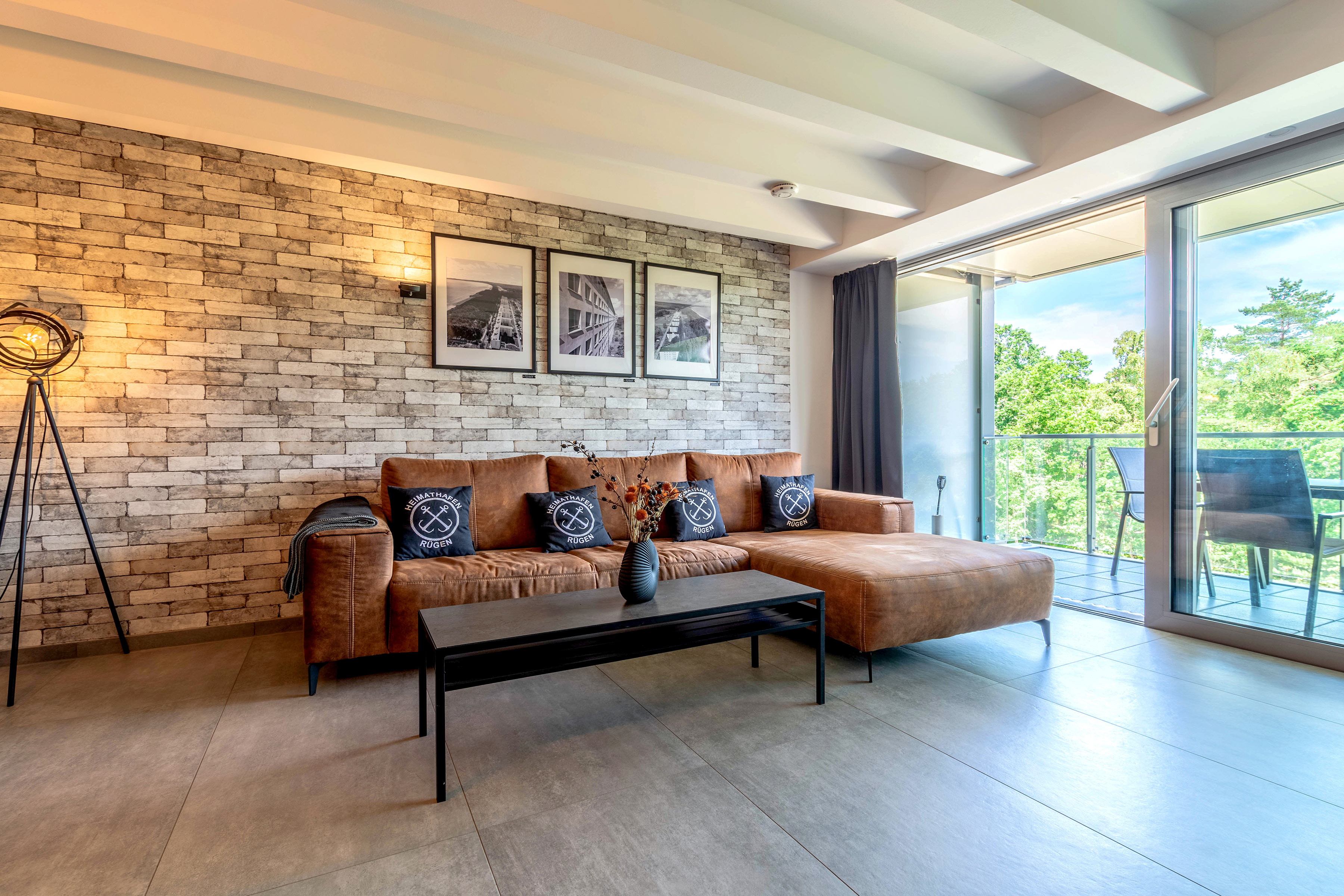 Wohnzimmer Seitenansicht